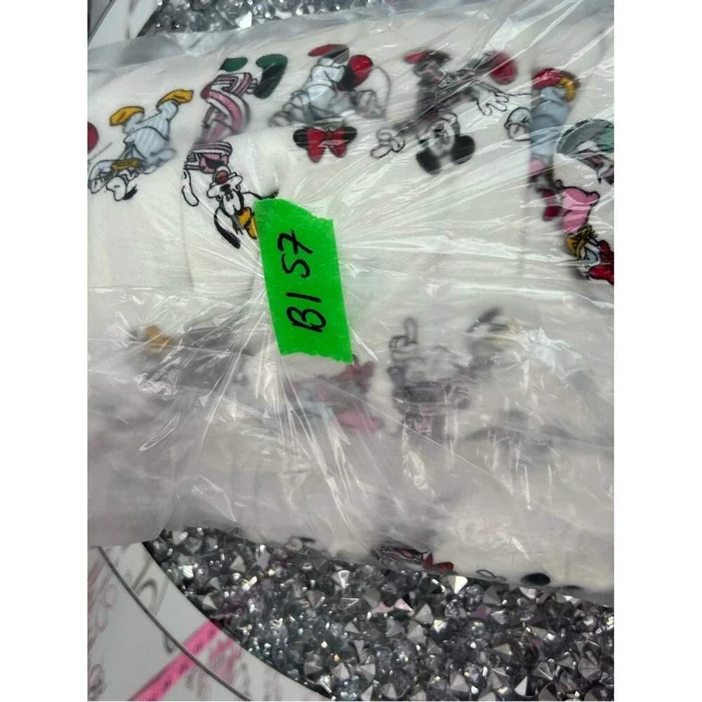 Disney pants pj Cream Lounge Pants with Multicolor Mickey & Friends Print - Picture 9 of 9